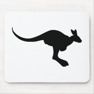 Tapis De Souris Kangaroo Silhouette