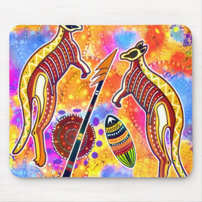 Tapis De Souris Kangourous (Devant)