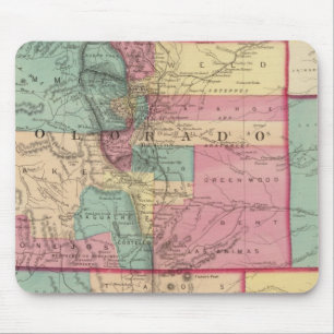 Tapis De Souris Kansas, Arizona, Colorado, Nouveau-Mexique et Utah