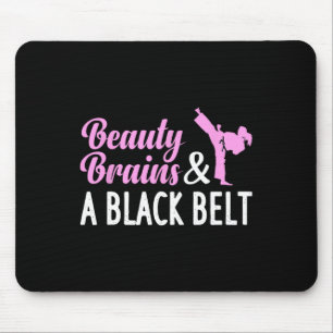 Tapis De Souris Karate Drôle Pour Femmes Fille Taekwondo Arts Mart