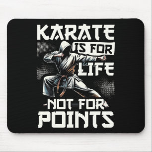 Tapis De Souris Karaté Drôle Pour Hommes Judo - Karate Est La Vie 