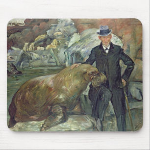 Tapis De Souris Karl Hagenbeck dans son Zoo, 1911