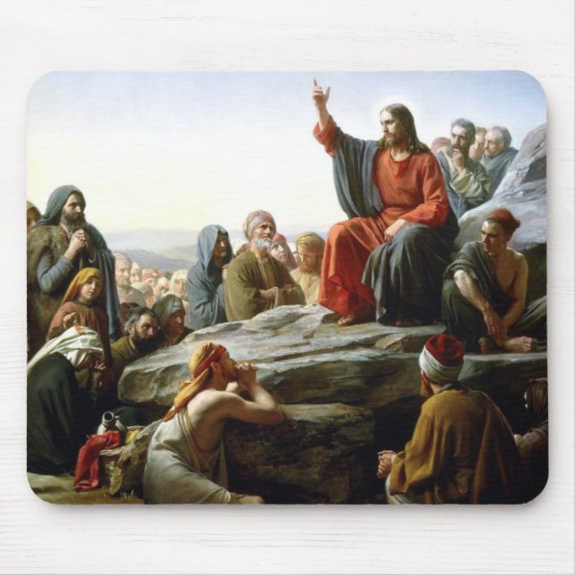 Tapis De Souris Karl Heinrich Bloch - sermon sur le bâti (Devant)