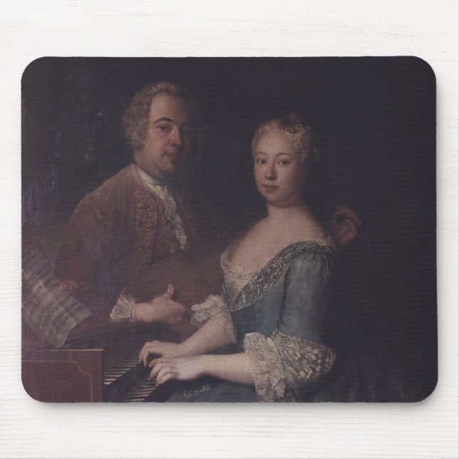 Tapis De Souris Karl-Heinrich Graun et son épouse Anna-Louise (Devant)
