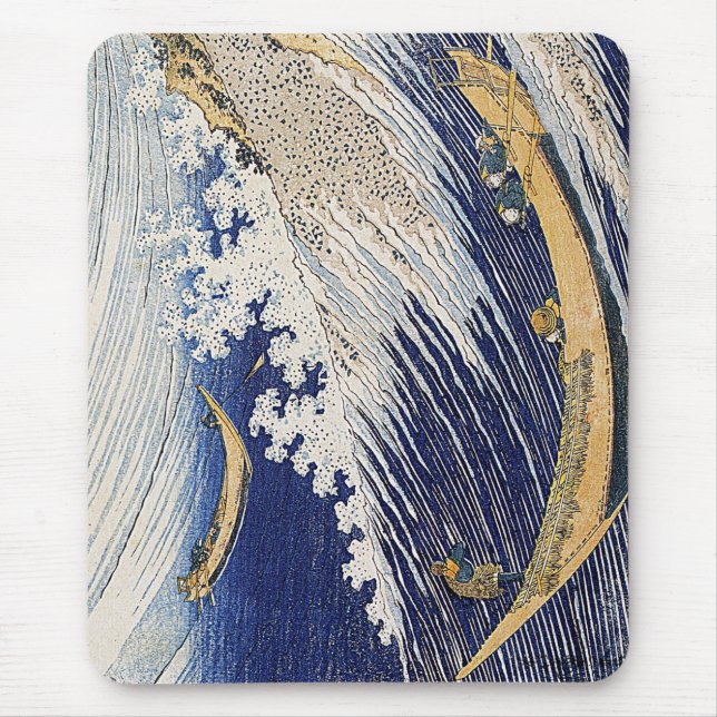 Tapis De Souris Katsushika Hokusai. vagues (Devant)