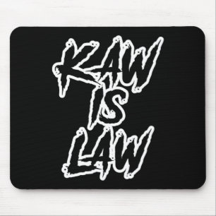 Tapis De Souris Kaw Is Law Battlehawks St. Louis Football Tailgate
