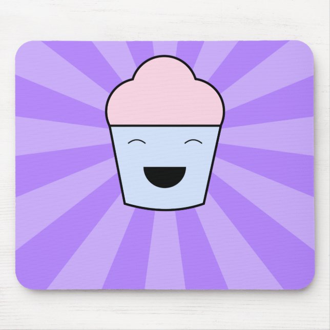 Tapis De Souris Kawaii Cupcake Mousepad (Devant)