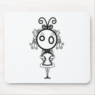 Tapis De Souris Kawaii fille de dessin animé