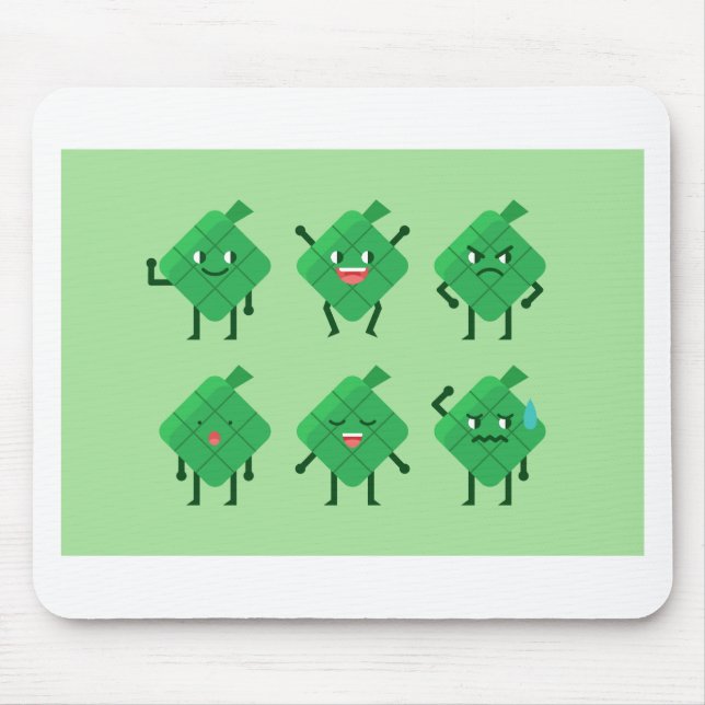 Tapis De Souris kawaii Ketupat (Devant)