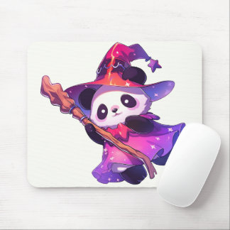Tapis De Souris Kawaii Panda comme fille magique