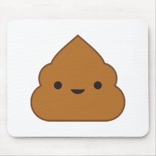 Tapis De Souris Kawaii Poop Mousepad