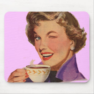 Tapis De Souris Kay adore le café