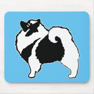 Tapis De Souris Keeshond Graphics - Cute Original Chig Art