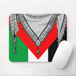 Tapis De Souris Keffiyeh Écharpe palestinienne tissu traditionnel