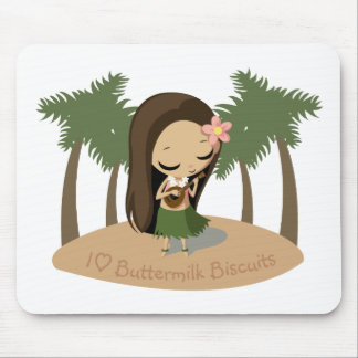 Tapis De Souris Keilana la fille de danse polynésienne