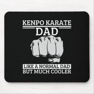 Tapis De Souris Kenpo Karate Papa père Citation drôle Américain Ke