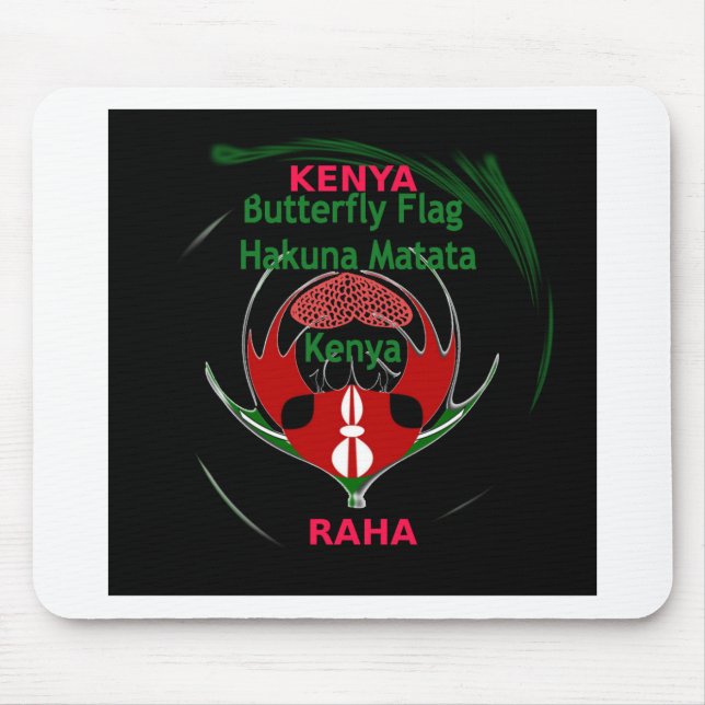 Tapis De Souris Kenya Raha Hakuna Matata (Devant)