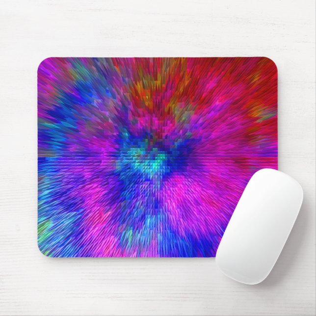 Tapis De Souris Kersplash psychédélique.... (Avec souris)