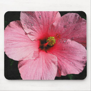 Tapis De Souris Ketmie rose Mousepad