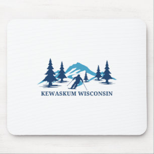 Tapis De Souris Kewaskum Wisconsin Station de ski Ski Ski