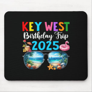 Tapis De Souris Key West Birthday Trip 2025 Matching Friends Group
