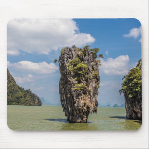 Tapis De Souris Khao Phing Kan île rocheuse Phuket en Thaïlande ca
