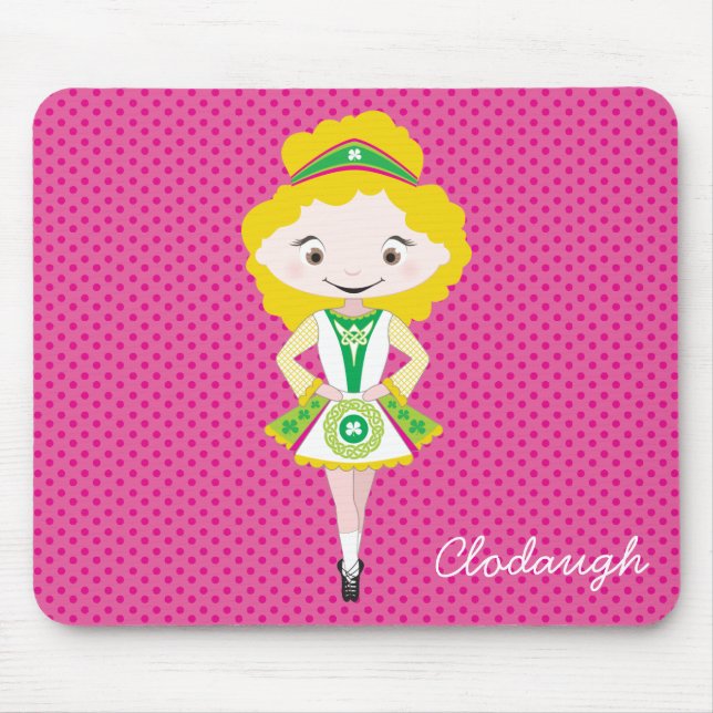 Tapis De Souris KIDLETS :: Danseur irlandais blonde (Devant)