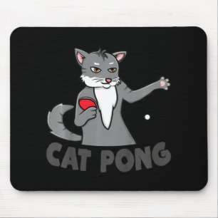 Tapis De Souris Kids Table Tennis Chat pour garçons et filles