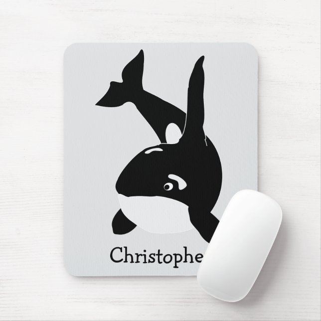 Tapis De Souris Killer Whale Design (Avec souris)