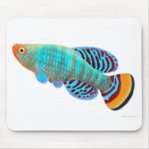 Tapis De Souris Killifish Mousepad de Nothobranchius Rachovii