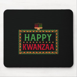 Tapis De Souris Kinara Sept Bougies Principes De Kwanzaa Happy K