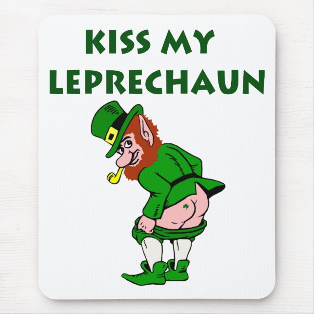 Tapis De Souris Kiss My Leprechaun Mousepad (Devant)