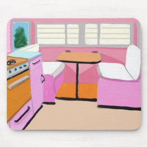Tapis De Souris Kitchenette de remorque de voyage