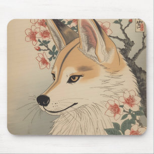 Tapis De Souris Kitsune & cherry blossom