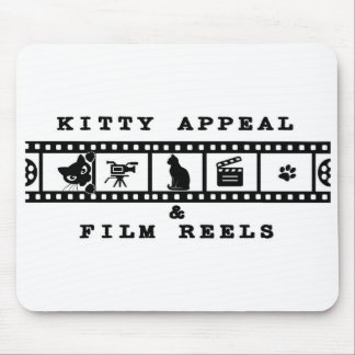 Tapis de souris Kitty Appeal & Film Reels (Blanc)