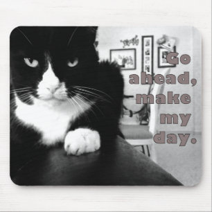 Tapis De Souris Kitty Attitude - Allez-Y, Faites Mon Jour Souris