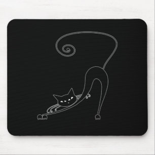 Tapis De Souris Kitty fantaisie noir 2
