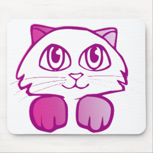 Tapis De Souris Kitty pourpre