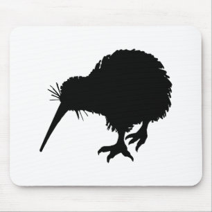 Tapis De Souris Kiwi Bird Silhouette