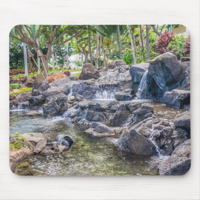Tapis De Souris Ko Olina O'Ahu Hawaii Cascade (Devant)