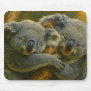 Tapis De Souris Koala Embrace - Tender Wildlife Moment