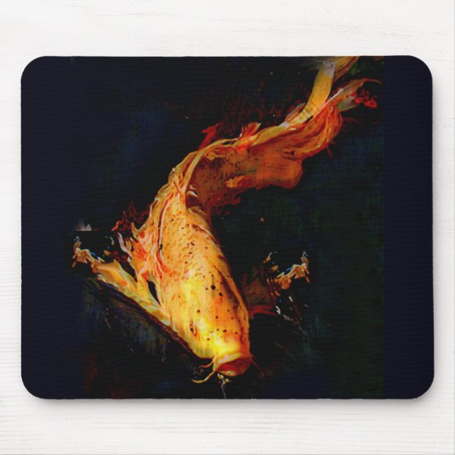 Tapis De Souris Koi orange magnifique (Devant)