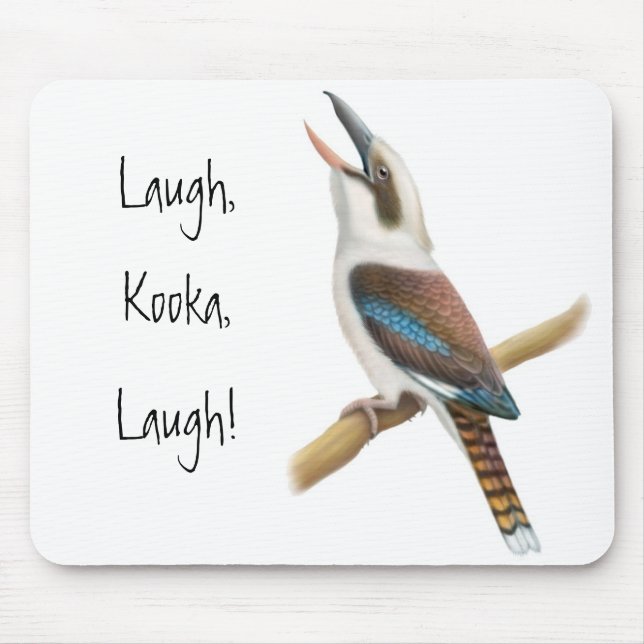Tapis De Souris Kookaburra riant Mousepad (Devant)