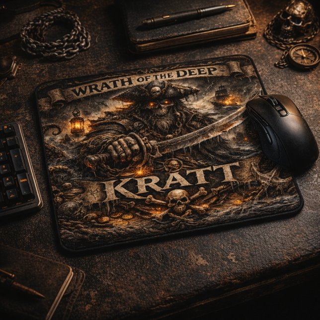 Tapis De Souris Krátt Mouse Pad – Wrath of the Deep (Créateur téléchargé)