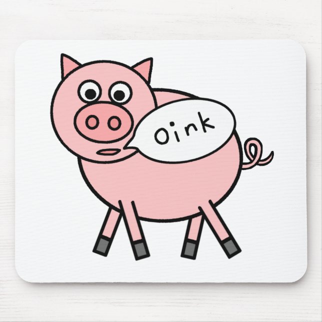 Tapis De Souris Krouik-krouik krouik-krouik porc (Devant)
