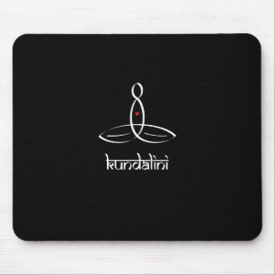 Tapis De Souris Kundalini - style Sanskrit blanc