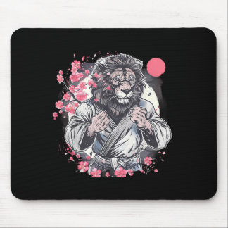 Tapis De Souris Kung Fu Lion Sakura Mma Kickboxing Judo Taekwondo