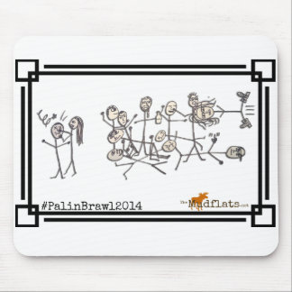 Tapis De Souris La bagarre de Palin, par Jeanne Devon