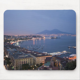 Tapis De Souris La baie de Naples par nuit Mousepad