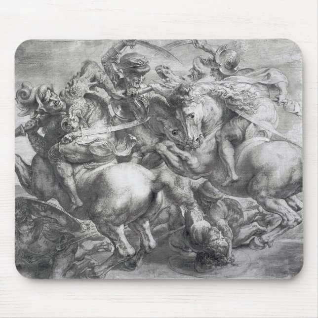 Tapis De Souris La bataille d'Anghiari après Leonardo da Vinci (Devant)